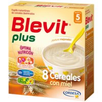 BLEVIT PLUS 8 CEREALES CON MIEL, 300g BLEVIT PLUS 8 CEREALES CON MIEL, 300g