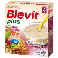 BLEVIT PLUS MULTICEREALES CON MIEL, FRUTOS SECOS Y FRUTAS, 300g BLEVIT PLUS MULTICEREALES CON MIEL, FRUTOS SECOS Y FRUTAS, 300g