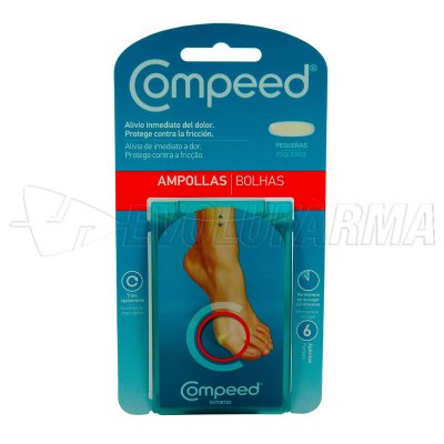 COMPEED AMPOLLAS PEQUEÑAS 6 APÓSITOS COMPEED AMPOLLAS PEQUEÑAS 6 APÓSITOS