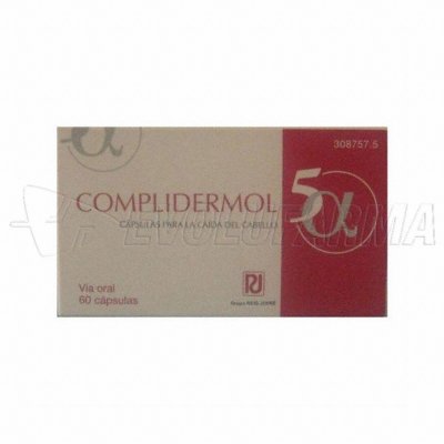 COMPLIDERMOL 5 ALFA. Envase de 60 Cápsulas COMPLIDERMOL 5 ALFA. Envase de 60 Cápsulas