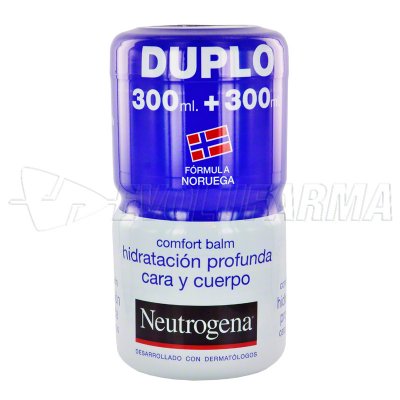 DUPLO BÁLSAMO CORPORAL HIDRATACIÓN PROFUNDA CARA Y CUERPO NEUTROGENA 600 ML DUPLO BÁLSAMO CORPORAL HIDRATACIÓN PROFUNDA CARA Y CUERPO NEUTROGENA 600 ML