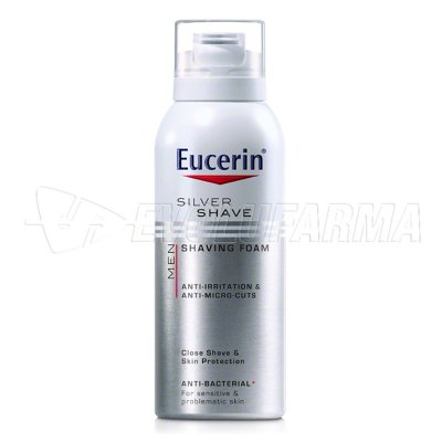 EUCERIN MEN SILVER SHAVE ESPUMA DE AFEITAR. Envase de 150 ml. EUCERIN MEN SILVER SHAVE ESPUMA DE AFEITAR. Envase de 150 ml.