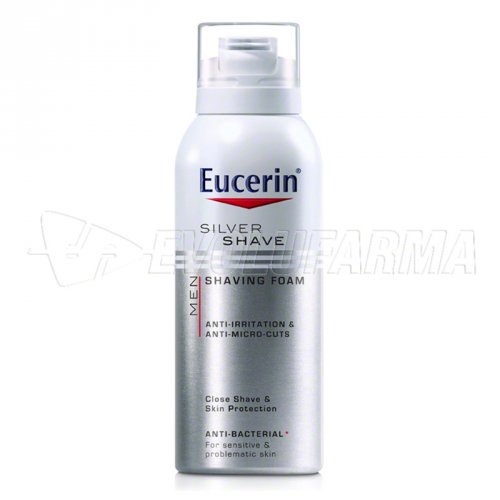 EUCERIN MEN SILVER SHAVE ESPUMA DE AFEITAR. Envase de 150 ml. EUCERIN MEN SILVER SHAVE ESPUMA DE AFEITAR. Envase de 150 ml.