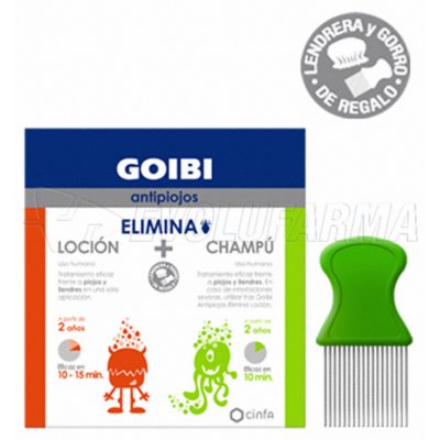 GOIBI ANTIPIOJOS ELIMINA. Loción + Champú. GOIBI ANTIPIOJOS ELIMINA. Loción + Champú.