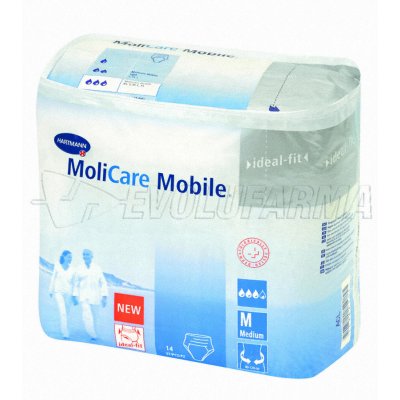 HARTMANN MOLICARE MOBILE. 14 unidades talla S contorno cintura 60-90 cm. HARTMANN MOLICARE MOBILE. 14 unidades talla S contorno cintura 60-90 cm.