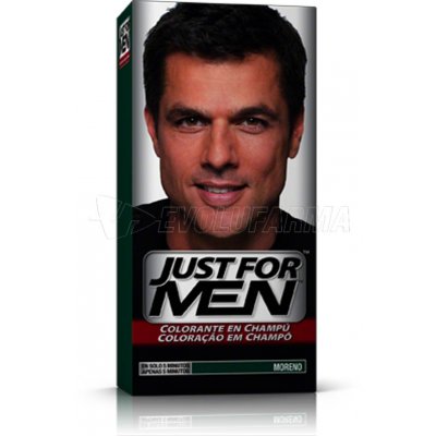 JUST FOR MEN. CHAMPÚ COLORANTE. Color Moreno Natural JUST FOR MEN. CHAMPÚ COLORANTE. Color Moreno Natural