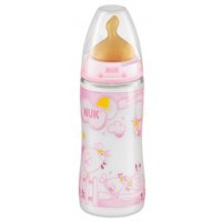 NUK FIRST CHOICE, BIBERÓN ROSE & BLUE -LATEX-. Capacidad 300 ml. Color Rosa NUK FIRST CHOICE, BIBERÓN ROSE & BLUE -LATEX-. Capacidad 300 ml. Color Rosa