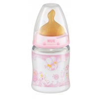 NUK FIRST CHOICE, BIBERÓN ROSE & BLUE -LATEX-. Capacidad 150 ml. Color Rosa NUK FIRST CHOICE, BIBERÓN ROSE & BLUE -LATEX-. Capacidad 150 ml. Color Rosa