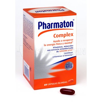 PHARMATON COMPLEX 60 + 30 CAPS BLANDAS PHARMATON COMPLEX 60 + 30 CAPS BLANDAS