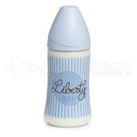 SUAVINEX BIBERÓN BOCA ANCHA CON TETINA REDONDA -AZUL-. Capacidad 270 ml. SUAVINEX BIBERÓN BOCA ANCHA CON TETINA REDONDA -AZUL-. Capacidad 270 ml.