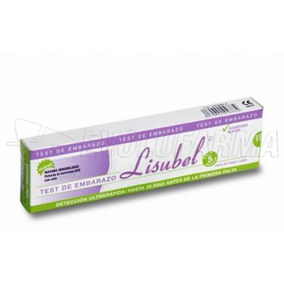 TEST DE EMBARAZO LISUBEL. 1 Uds. TEST DE EMBARAZO LISUBEL. 1 Uds.