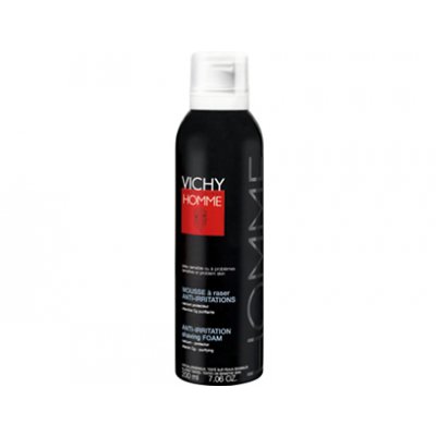 VICHY HOMME ESPUMA DE AFEITADO ANTI-IRRITACIONES. Aerosol de 200 ml. VICHY HOMME ESPUMA DE AFEITADO ANTI-IRRITACIONES. Aerosol de 200 ml.