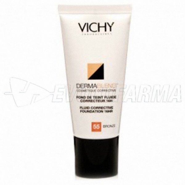 VICHY DERMABLEND FONDO DE MAQUILLAJE CORRECTOR COLOR BRONCE -55-. Tubo 30 ml. VICHY DERMABLEND FONDO DE MAQUILLAJE CORRECTOR COLOR BRONCE -55-. Tubo 30 ml.