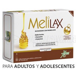 ABOCA MELILAX ADULTO. 6 microenemas desechables de 10 g cada uno ABOCA MELILAX ADULTO. 6 microenemas desechables de 10 g cada uno