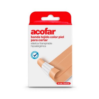 ACOFAR BANDA POROSA APOSITO ADHESIVO 10 X 6 CM 10 U ACOFAR BANDA POROSA APOSITO ADHESIVO 10 X 6 CM 10 U