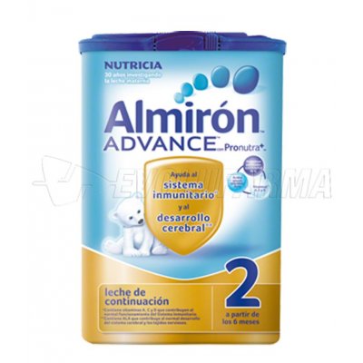 ALMIRON ADVANCE 2 CON PRONUTRA +. Envase 800 gr. ALMIRON ADVANCE 2 CON PRONUTRA +. Envase 800 gr.