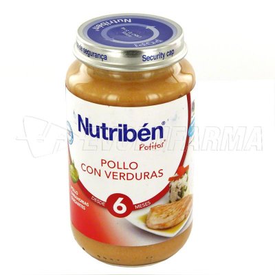 ALTER FCIA NUTRIBEN POLLO CON VERDURAS. Envase 250 g. ALTER FCIA NUTRIBEN POLLO CON VERDURAS. Envase 250 g.