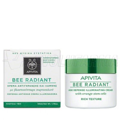 APIVITA BEE RADIANT CREMA ILUMINADORA DEFENSA ANTIEDAD. 50 ml APIVITA BEE RADIANT CREMA ILUMINADORA DEFENSA ANTIEDAD. 50 ml