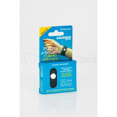 AQUAMED ACTIVE PULSERA ANTIMAREO ADULTOS. Caja de 2 pulseras. AQUAMED ACTIVE PULSERA ANTIMAREO ADULTOS. Caja de 2 pulseras.