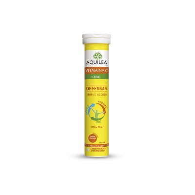 AQUILEA VITAMINA C + ZINC 14 COMPRIMIDOS EFERVESCENTES AQUILEA VITAMINA C + ZINC 14 COMPRIMIDOS EFERVESCENTES