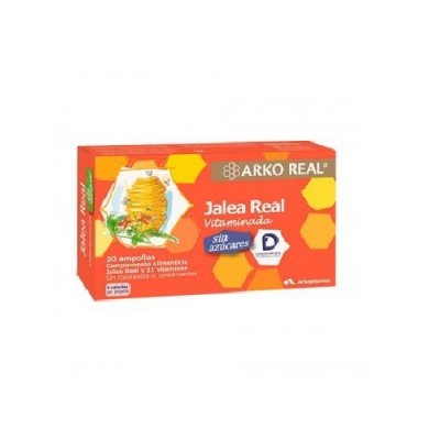 ARKOREAL JALEA REAL VITAMINADA SIN AZUCAR 15 ML 20 AMP ARKOREAL JALEA REAL VITAMINADA SIN AZUCAR 15 ML 20 AMP
