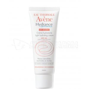 AVENE HYDRANCE OPTIMALE UV LIGERA. SPF 20. Tubo 40 ml. AVENE HYDRANCE OPTIMALE UV LIGERA. SPF 20. Tubo 40 ml.