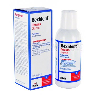 BEXIDENT ENCIAS. COLUTORIO CLORHEXIDINA. Envase 250 ml. BEXIDENT ENCIAS. COLUTORIO CLORHEXIDINA. Envase 250 ml.