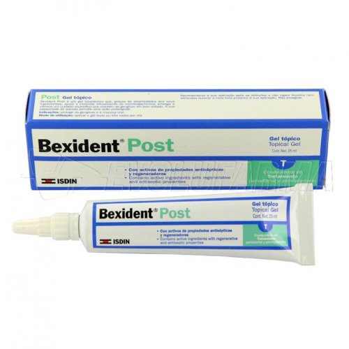 BEXIDENT POST GEL TÓPICO. Tubo de 25 ml. BEXIDENT POST GEL TÓPICO. Tubo de 25 ml.