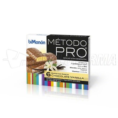 BIMANÁN METODO PRO BARRITAS SABOR CHOCOLATE VAINILLA,6 barritas BIMANÁN METODO PRO BARRITAS SABOR CHOCOLATE VAINILLA,6 barritas