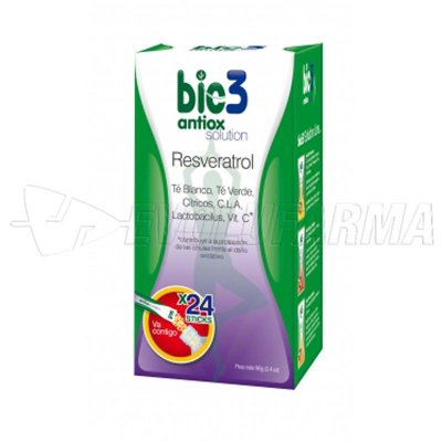 BIO3 ANTIOX SOLUTION. 24 sticks monodosis de 4 gr. BIO3 ANTIOX SOLUTION. 24 sticks monodosis de 4 gr.