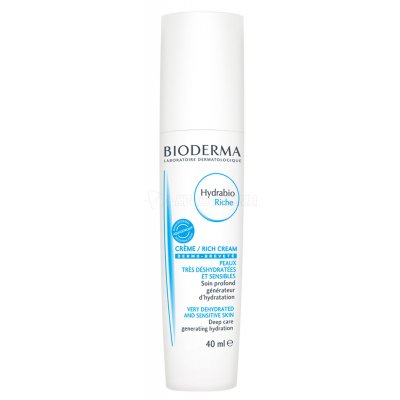 BIODERMA HYDRABIO RICA. Dispensador de 40 ml. BIODERMA HYDRABIO RICA. Dispensador de 40 ml.