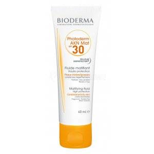 BIODERMA PHOTODERM AKN MAT FLUIDO SPF 30. Tubo de 40 ml. BIODERMA PHOTODERM AKN MAT FLUIDO SPF 30. Tubo de 40 ml.
