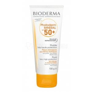 BIODERMA PHOTODERM MINERAL FLUIDO SPF 50+. Tubo de 100 ml. BIODERMA PHOTODERM MINERAL FLUIDO SPF 50+. Tubo de 100 ml.