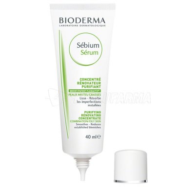 BIODERMA SEBIUM SERUM. Envase de 40 ml. BIODERMA SEBIUM SERUM. Envase de 40 ml.