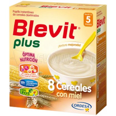 BLEVIT PLUS 8 CEREALES CON MIEL, 300g BLEVIT PLUS 8 CEREALES CON MIEL, 300g