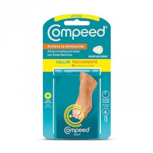 COMPEED CALLOS CON ACIDO SALICILICO HIDROCOLOIDE ACTIVOS ENTRE DEDOS 6 U MED COMPEED CALLOS CON ACIDO SALICILICO HIDROCOLOIDE ACTIVOS ENTRE DEDOS 6 U MED