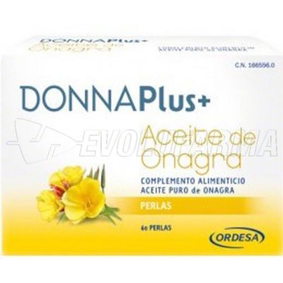 DONNAPlus+ ACEITE DE ONAGRA PERLAS, 60 Perlas DONNAPlus+ ACEITE DE ONAGRA PERLAS, 60 Perlas