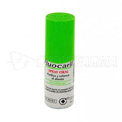 FLUOCARIL SPRAY ORAL. Envase 15 ml.