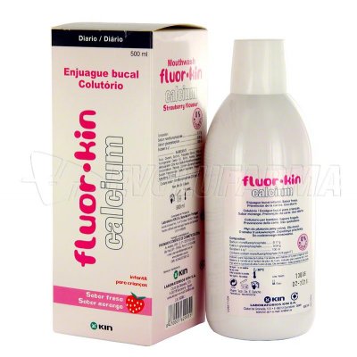 FLUOR KIN CALCIO. COLUTORIO INFANTIL. Envase 500 ml. FLUOR KIN CALCIO. COLUTORIO INFANTIL. Envase 500 ml.