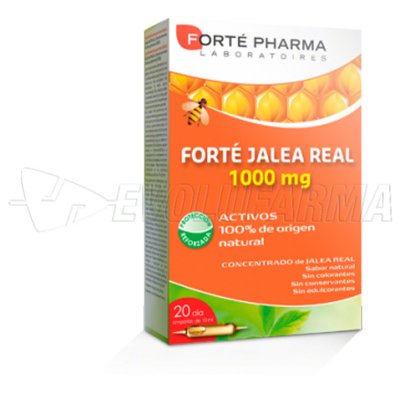 FORTE PHARMA FORTÉ JALEA REAL 1000 MG. 10 mg 20 viales