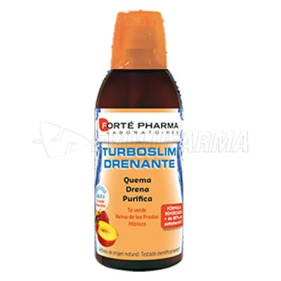 FORTE PHARMA TURBOSLIM DRENANTE MELOCOTÓN. 500ml