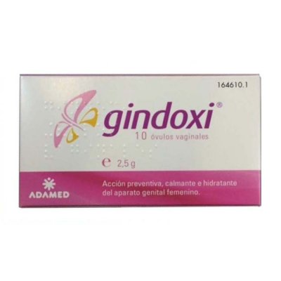 GINDOXI 10 OVULOS VAGINALES 2 G GINDOXI 10 OVULOS VAGINALES 2 G