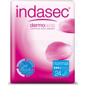 INDASEC NORMAL COMPRESA PERDIDAS LEVES, 24 Unidades INDASEC NORMAL COMPRESA PERDIDAS LEVES, 24 Unidades