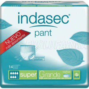 INDASEC PANT SUPER TALLA GRANDE, 14 Unidades INDASEC PANT SUPER TALLA GRANDE, 14 Unidades