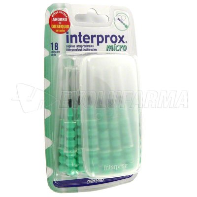 INTERPROX MICRO CEPILLOS INTERPROXIMALES. 18 Uds