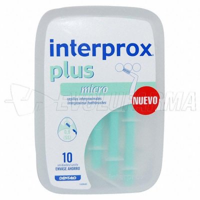 INTERPROX PLUS MICRO CEPILLOS INTERPROXIMALES. 10 Uds
