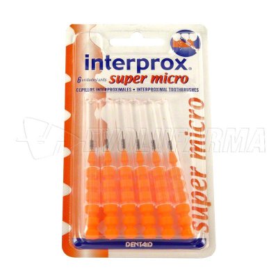 INTERPROX SUPER MICRO CEPILLOS INTERPROXIMALES. 6 Uds