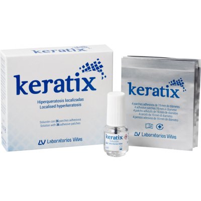 KERATIX SOLUCION 25% SALICILICO 3 G + PARCHES ADH 36 PARCHES + PINCEL