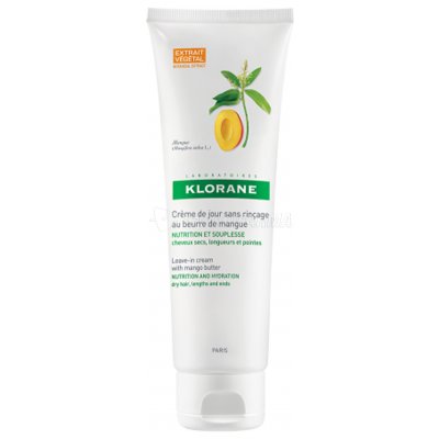 KLORANE CREMA DE DÍA SIN ACLARADO MANTECA DE MANGO. 100 ml