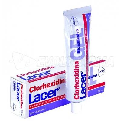 LACER CLORHEXIDINA GEL BIOADHESIVO. Envase 50 ml. LACER CLORHEXIDINA GEL BIOADHESIVO. Envase 50 ml.